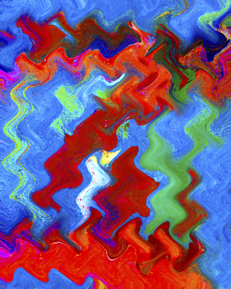 Waves abstract image digital art photograph Raphael Shevelev
